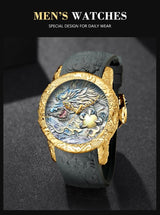 OVERFLY Biden Dragon Dial Analog Luxury Men's Watch (NOW IN INDIA)(BD-8041-Multy)