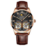 AILANG Mens Watch Automatic Chronograph Mechanical Skeleton Luxury wrist Watc For Men