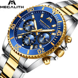 OVERFLY MEGALITH Luxury Chronograph Watch for Men's - NOW IN INDIA (6381-Blue)