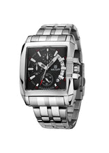 OVERFLY Megir-2018 Black-Silver Luxury Chronograph Watch For-Men