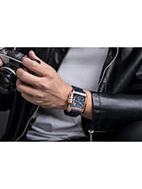 OVERFLY Megir Blue Luxury Chronograph Watch For-Men(2018)