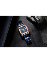 OVERFLY Megir Blue Luxury Chronograph Watch For-Men(2018)