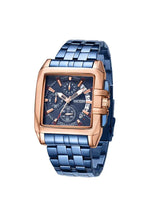 OVERFLY Megir Blue Luxury Chronograph Watch For-Men(2018)