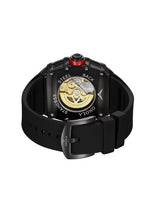 OVERFLY Onola Double Tourbillon Automatic Skeleton Mechanical Flywheel Unique Dial Luxury Men's Watch (NOW IN INDIA)6828-Black