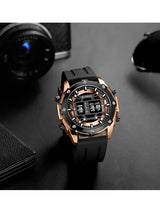 OVERFLY RUIMAS UNIQUE DRUM ROLL Luxury Digital Military Men's Watch (NOW IN INDIA)