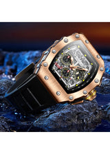 OVERFLY Onola Unique Dial Chronograph Luxury wrist Watch For Men