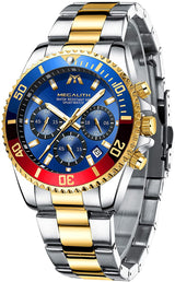 OVERFLY MEGALITH Luxury Chronograph Watch for Men's - NOW IN INDIA (6381-Red)