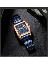 Megir Mens Watch Blue Luxury Chronograph Watch For-Men