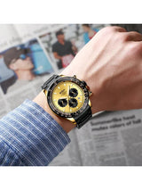 OVERFLY BIDEN Chronograph Luxury Men's Watch(NOW IN INDIA)-Blue Gold