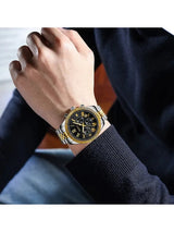 OVERFLY BIDEN Mens Watch Analog Chronograph Luxury wrist For Men