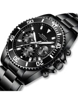 OVERFLY BIDEN Mens Watch Analog Chronograph Luxury wrist Watch for Men