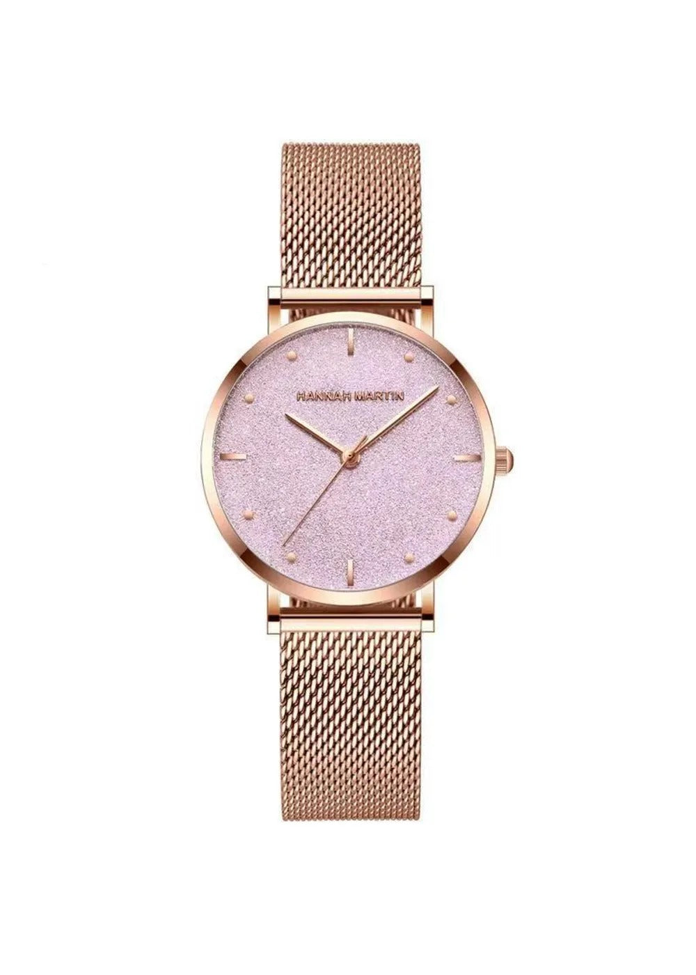 HANNAH MARTIN HM 536 Pink Rose Gold Analog Watch For Ladies TheWatchShop.in