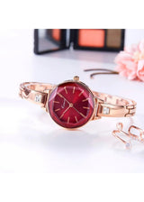 KIMIO -K6312S Red-Gold Analog Watch For-Men