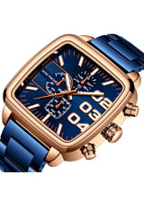 OVERFLY MF-Multifunction Luxury Unique Dial Men's Watch (NOW IN INDIA) 314-Blue