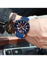 OVERFLY MINI FOCUS Sports Chronograph Men's Watch(349-Blue)