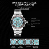 OVERFLY BIDEN Mens Watch Analog Chronograph Luxury wrist Watch for Men