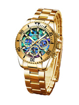 OVERFLY BIDEN Mens Watch Analog Chronograph Luxury wrist Watch for Men