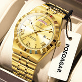 OVERFLY POEDAGAR Analog Multifunction Luxury Watch for Men