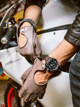 OVERFLY BIDEN Mens Dual Time Chronograph Luxury Wrist Watch For Men Analog-Digital Watch