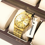 OVERFLY POEDAGAR Analog Multyfunction Luxury Watch for Men