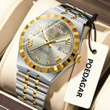 OVERFLY POEDAGAR Analog Multifunction Luxury Watch for Men