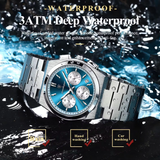 OVERFLY POEDAGAR Analog Chronograph Luxury Watch for Men