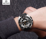 MEGIR Sports Chronograph Watch For-Men(NOW IN INDIA)-2056-Silver