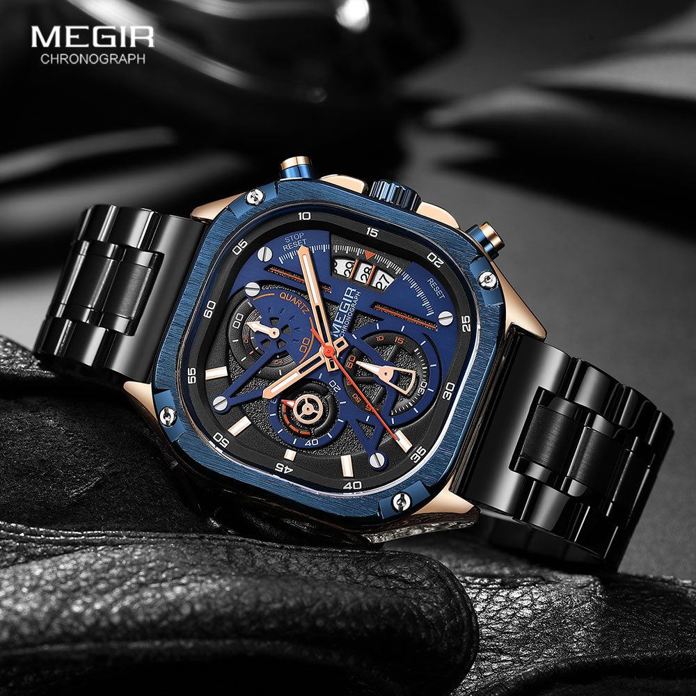 Megir chronograph watch hotsell