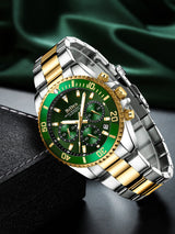 OVERFLY BIDEN Mens Watch Analog Chronograph Luxury wrist Watch for Men