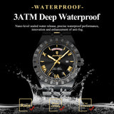 OVERFLY POEDAGAR Analog Multifunction Luxury Watch for Men