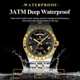 OVERFLY POEDAGAR Analog Multifunction Luxury Watch for Men