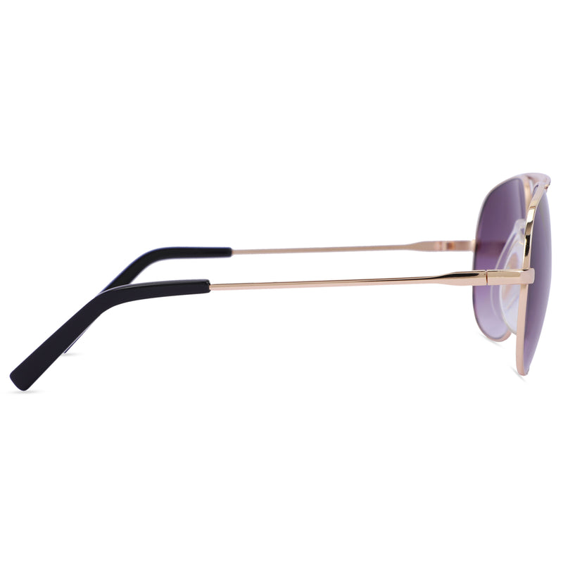 The Phantom Stylish Unisex Sunglasses (6656-Gold-Purple)