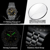 OVERFLY POEDAGAR Analog Multifunction Luxury Watch for Men