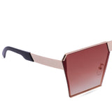 Dashing Look Unisex Sunglasses(2323-Gold-Brown)