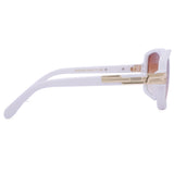 Designer Women's Sunglasses(97353-White)