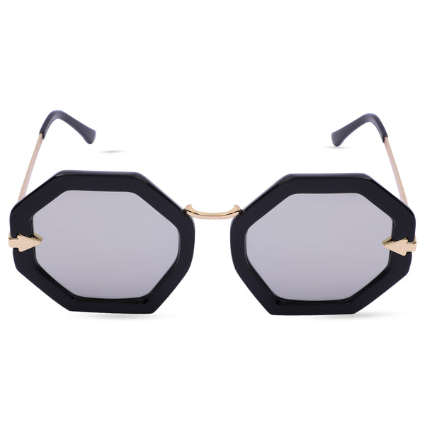 Classic & Stylish UV Protected Unisex Sunglasses(X2719-Sil)