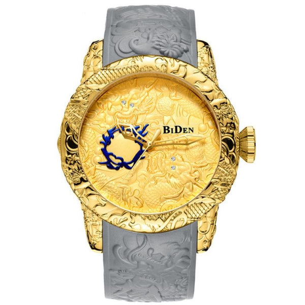 OVERFLY Biden Dragon Dial Analog Luxury Men's Watch (NOW IN INDIA)(BD-8041-Multy)