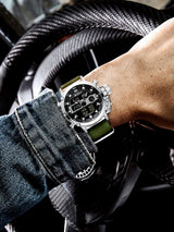 OVERFLY BIDEN Mens Dual Time Chronograph Luxury Wrist Watch For Men Analog-Digital Watch