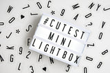 Mini A6 Magnetic Cinema LetterBox - LED with 90 letters & Symbols, to create personalized marquee signs