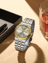 OVERFLY POEDAGAR Mens Analog Multifunction Luxury Wrist Watch for Men