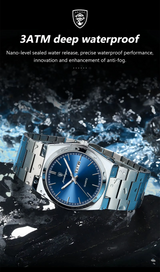 OVERFLY POEDAGAR Mens Watch Analog Multifunction Luxury wrist Watch For Men