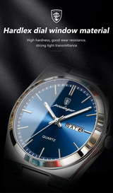 OVERFLY POEDAGAR Mens Watch Analog Multifunction Luxury wrist Watch For Men