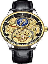 TEVISE Automatic Skeleton Mechanical Dial Luxury Watch for Men