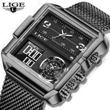 OVERFLY LIGE NOW IN INDIA - Square Dial Men's Analog & Digital Chronograph Watch