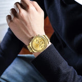 OVERFLY BIDEN Mens Watch Analog Chronograph Luxury wrist For Men