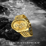 OVERFLY BIDEN Mens Watch Analog Chronograph Luxury wrist For Men