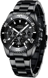 OVERFLY BIDEN Mens Watch Analog Chronograph Luxury wrist Watch for Men