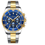 OVERFLY BIDEN Mens Watch Analog Chronograph Luxury wrist Watch for Men