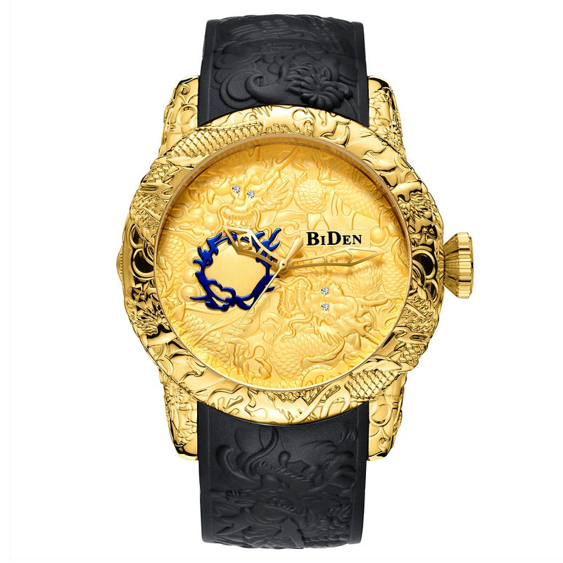 OVERFLY Biden Dragon Dial Analog Luxury Men's Watch (NOW IN INDIA)(BD-8041-Multy)