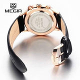 OVERFLY Megir-2011-GOLD Chronograph Watch For-Men